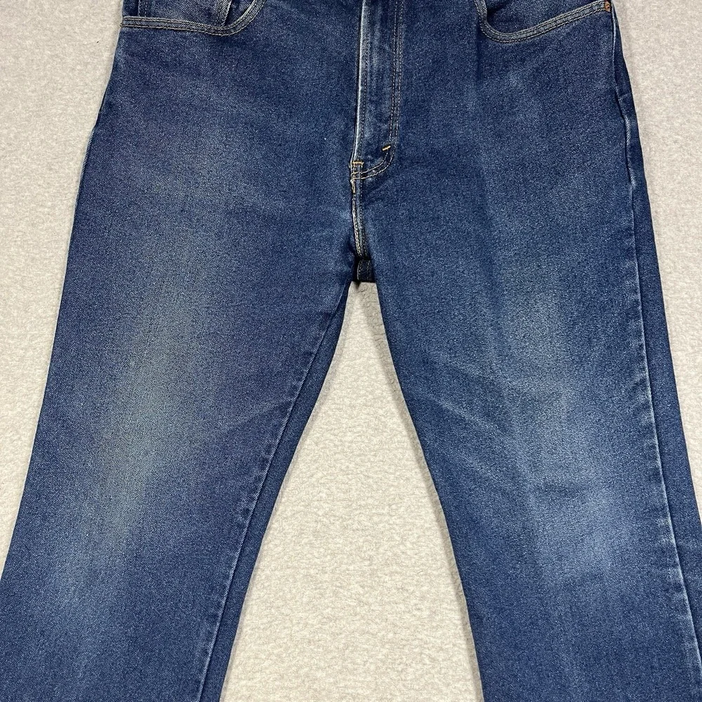Vintage Levis Jeans Mens 34x30 Blue 517 Bootcut Denim Western Cowboy Dark Y2K